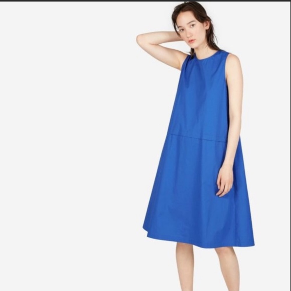 Everlane blue dress, size 00 xs